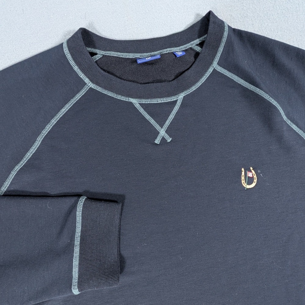 FootJoy Sweatshirt Mens XXL Pullover Raglan Crew Neck Golden Horseshoe Golf Club